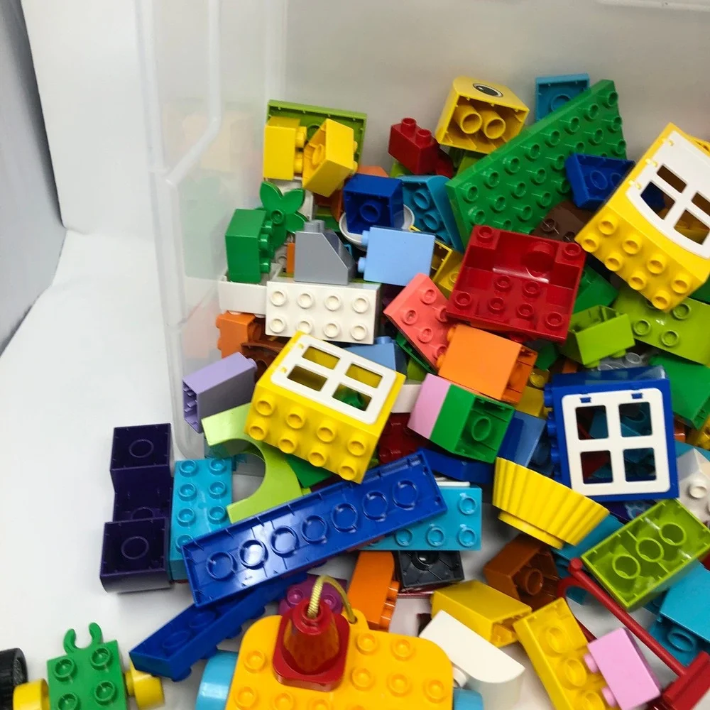 Lego Duplo 5 Pound Lb Lot Of Bulk Pieces Great Assortment Animals Minifigures